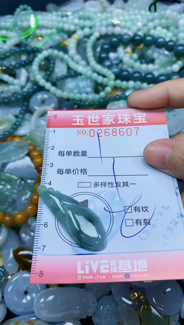 翡翠未镶嵌颈饰闪购0268607