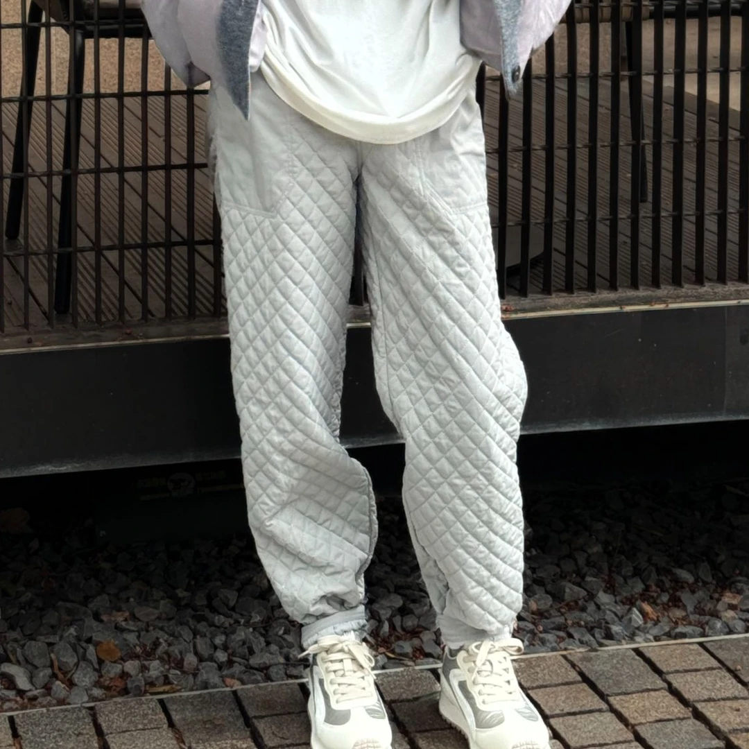 MMS【暖沫沫】 设计师女装 休闲百搭显瘦时尚绗棉裤 K25369188