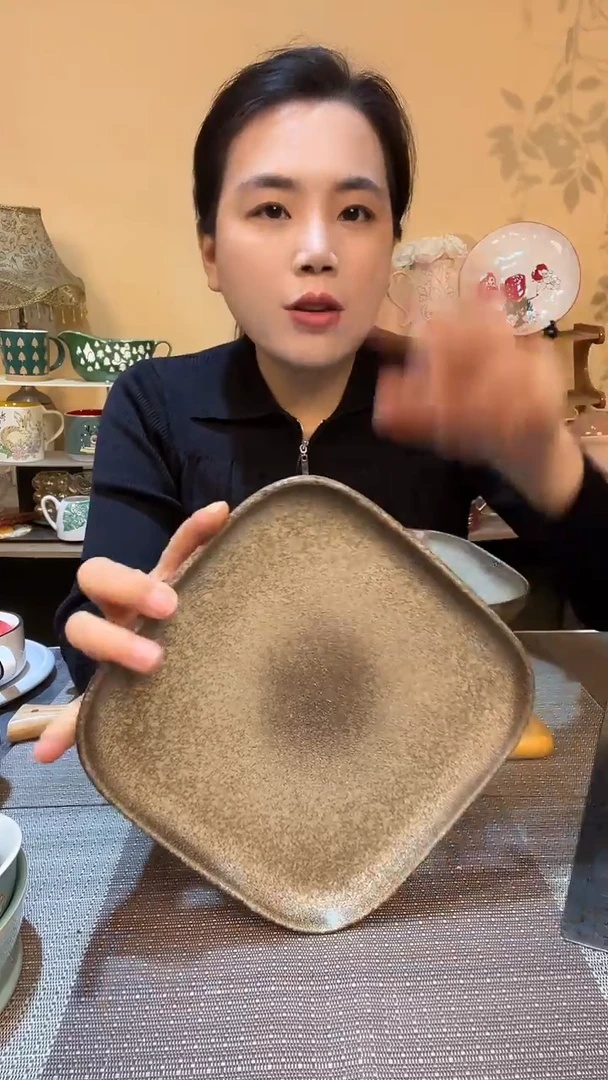 瓷片7英寸复古盘 微瑕介意勿拍