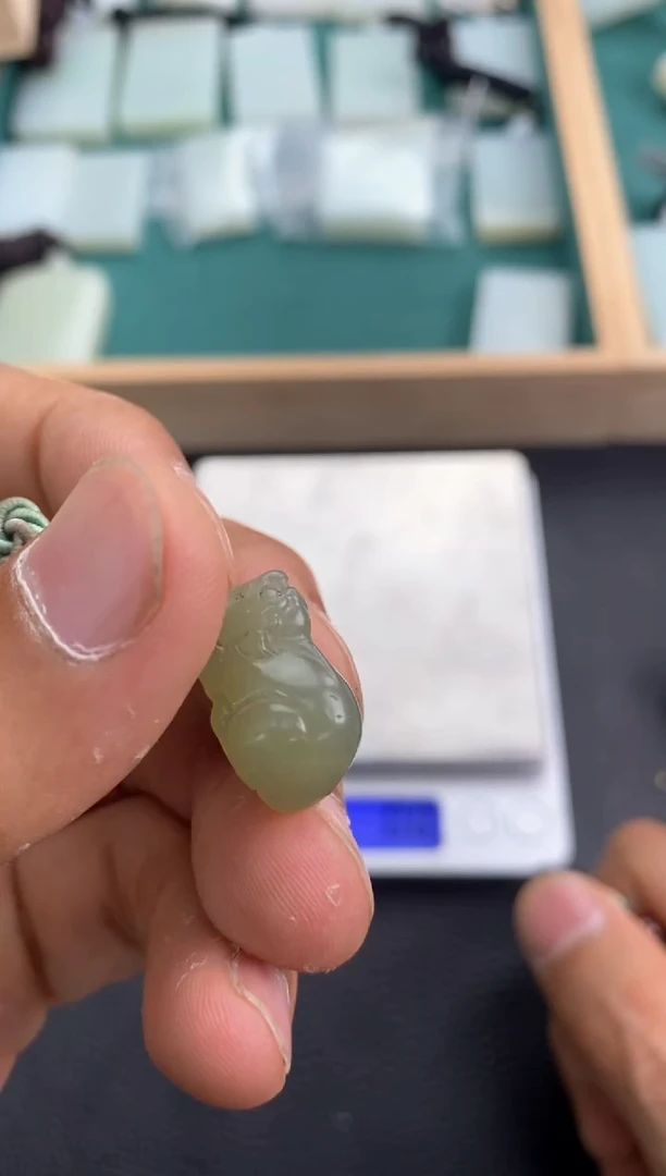 和田玉未镶嵌挂件K***@挂件