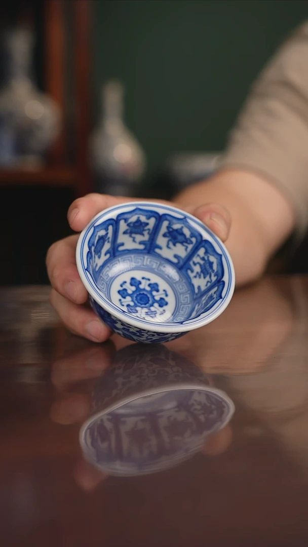晓月窑高端茶具压手杯