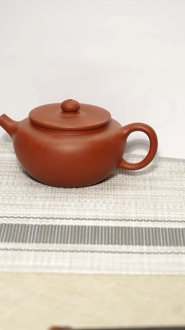 茶壶朱泥朱泥平盖巨轮珠