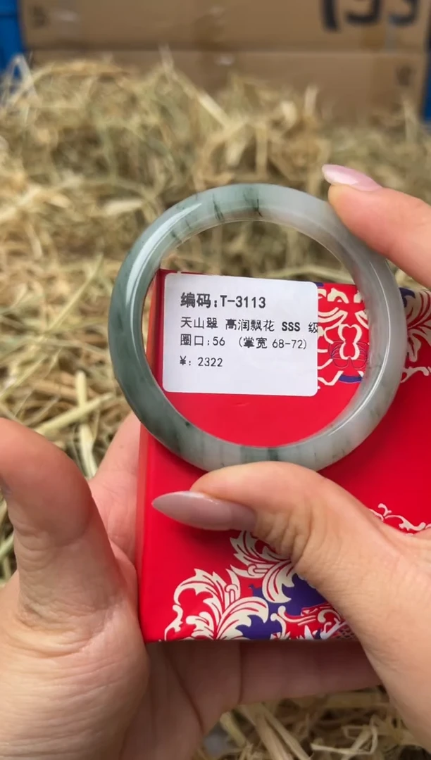 未镶嵌手镯石英质玉T-3113
