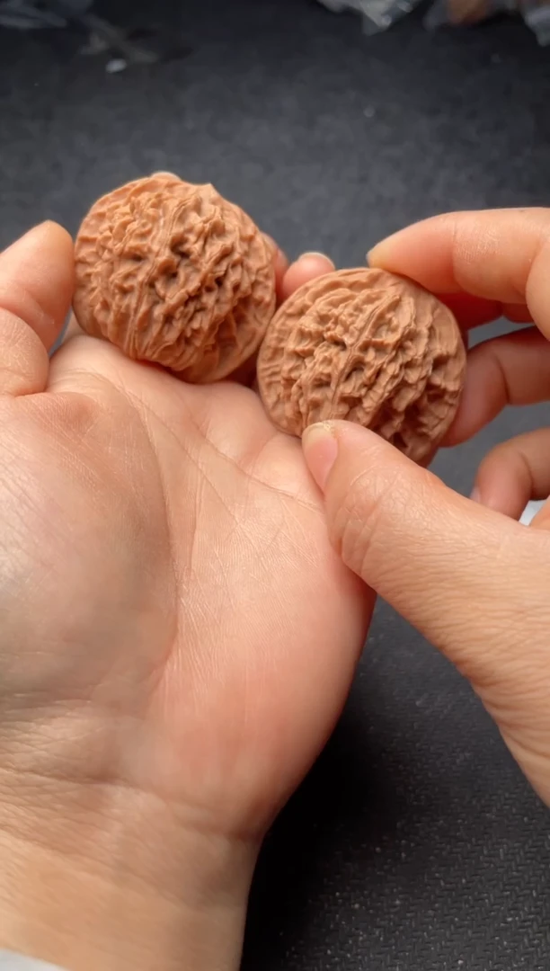 把件文玩核桃w271  盘龙纹 43尺