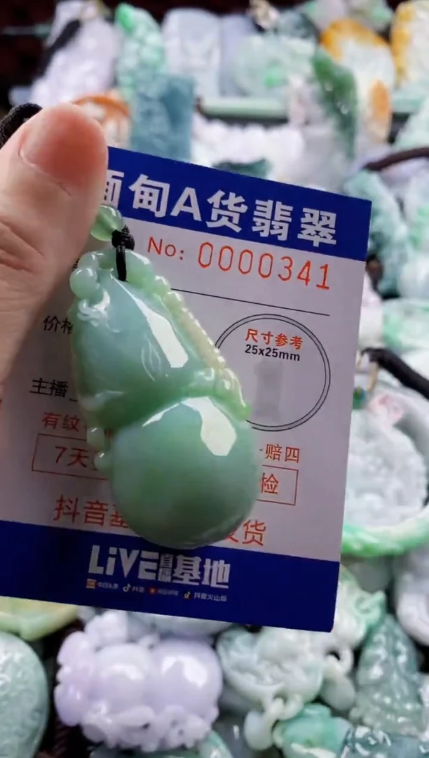 翡翠未镶嵌吊坠(不含链)1
