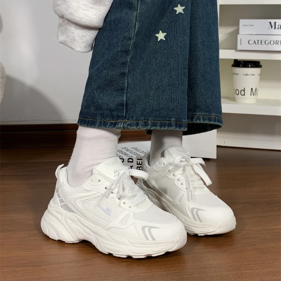 Warrior/回力软底运动鞋女新款百搭休闲鞋小众原创女鞋透气小白鞋