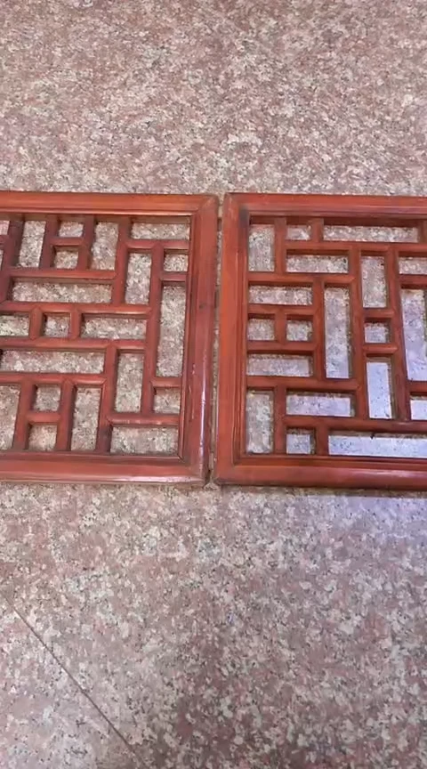 【闪购商品】香榧木一对孤品木雕60