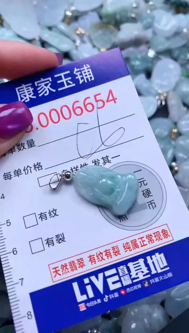 颈饰未镶嵌翡翠6654