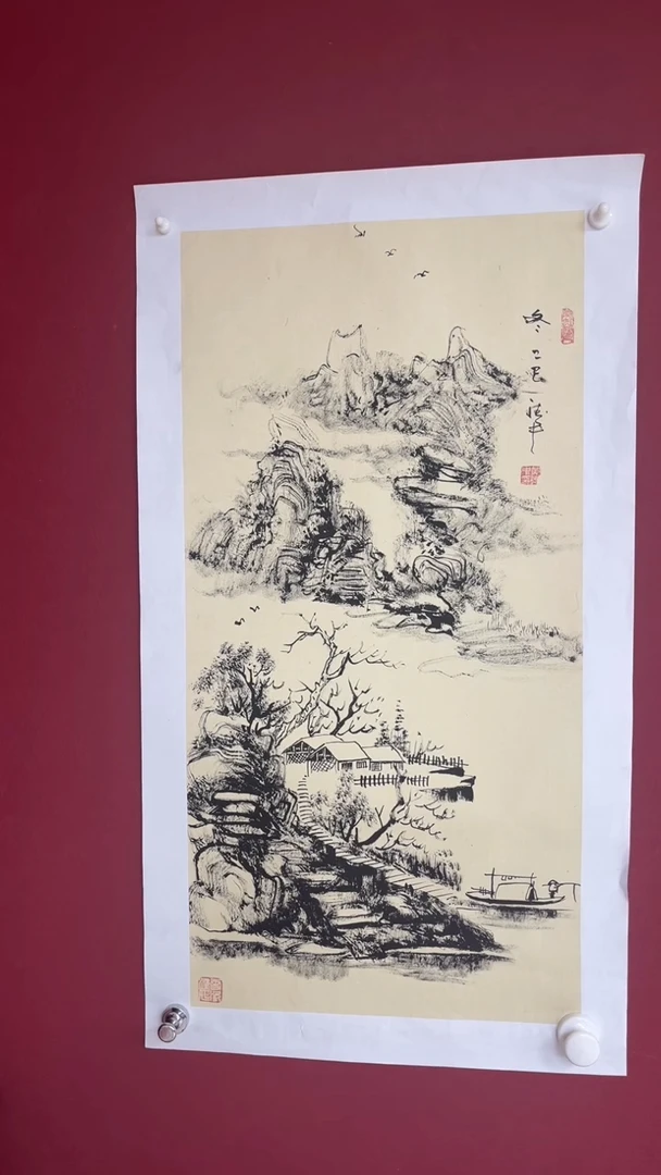国画黄德中老师两平尺