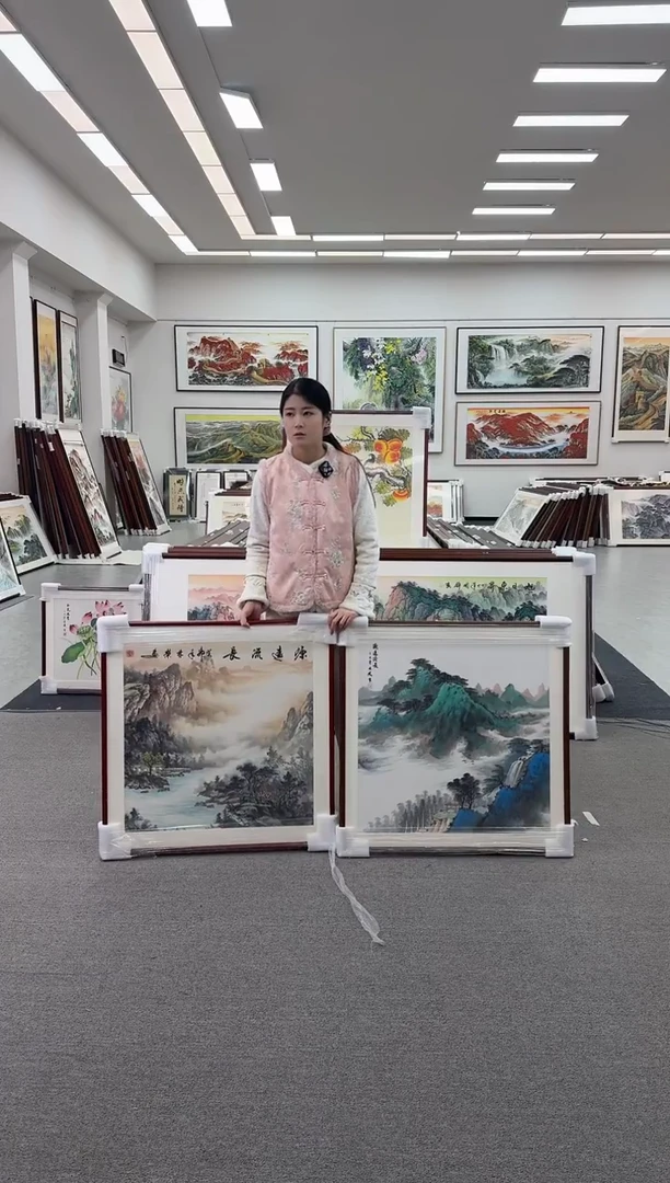 国画手绘 80*80 源远流长