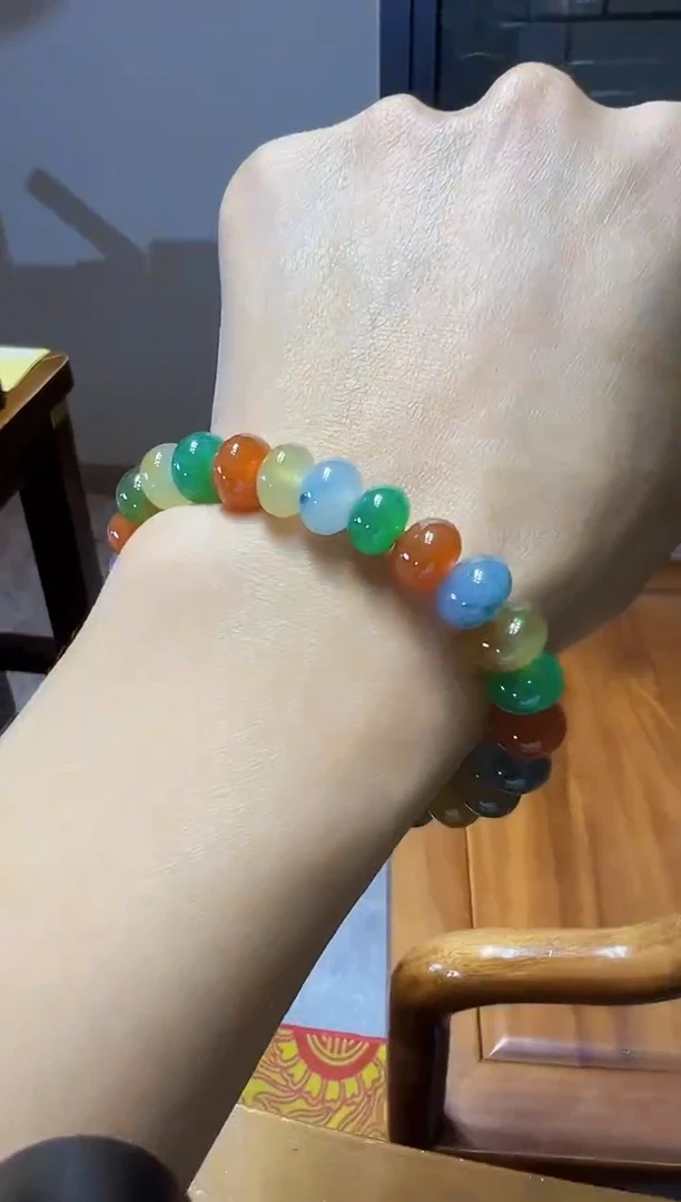未镶嵌手串翡翠珠珠手串
