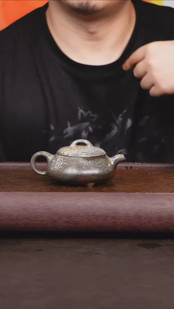 茶壶紫砂柴烧 喜瓢