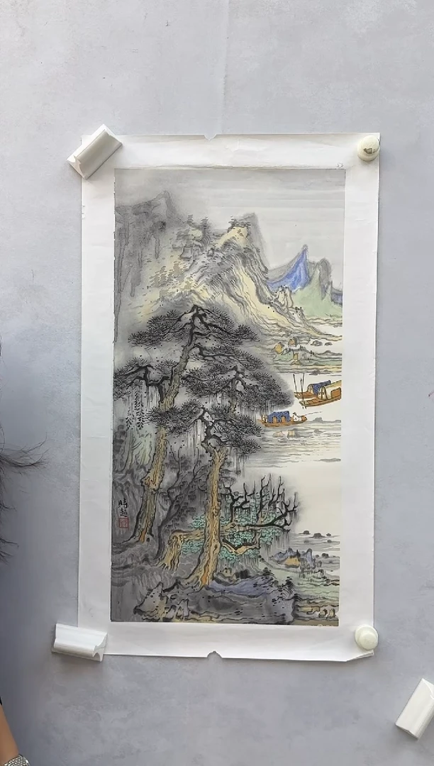 国画炳山艺术--陈时超老师作品