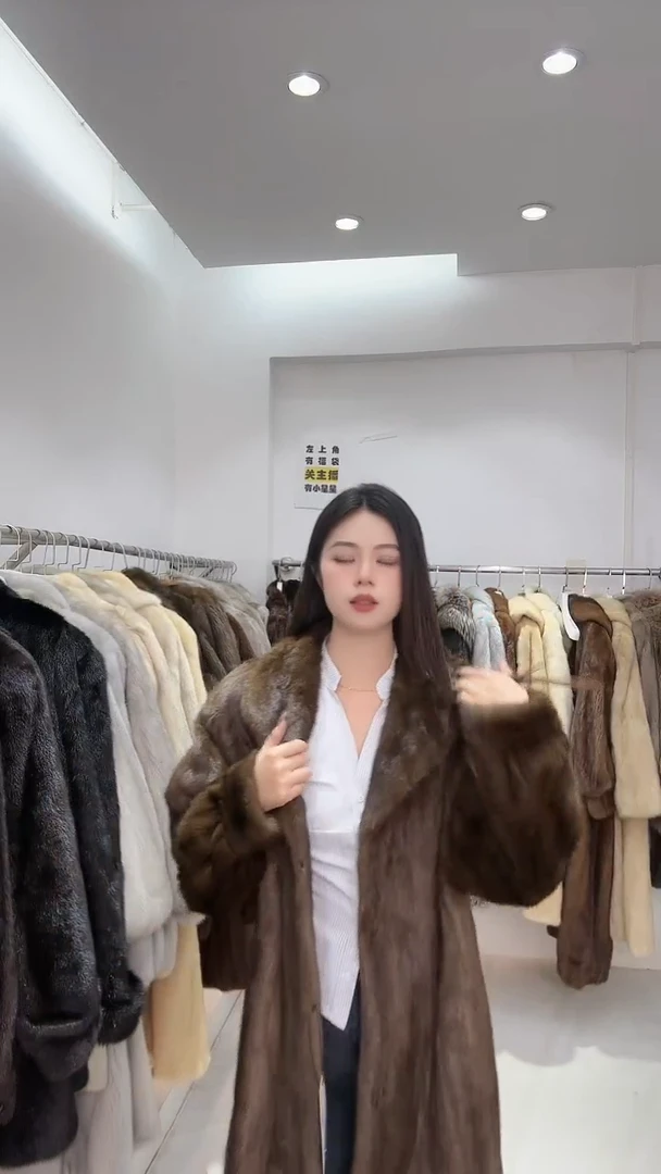 1187 小橙子皮草进口中古貂