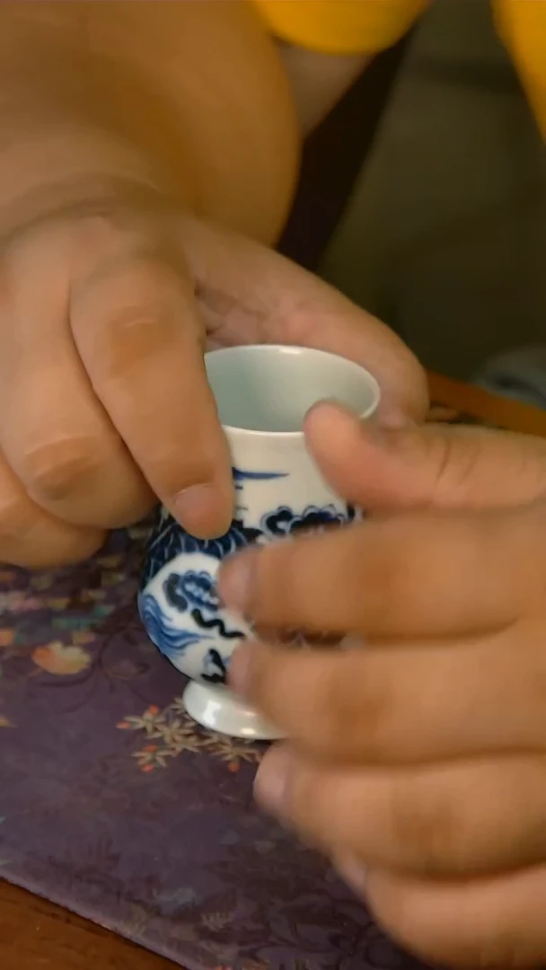 杯手工手绘杯杯很美丽