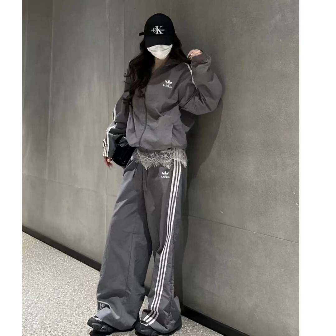 【商场撤柜】扭扭裤套装 外套+裤子情侣装二件套