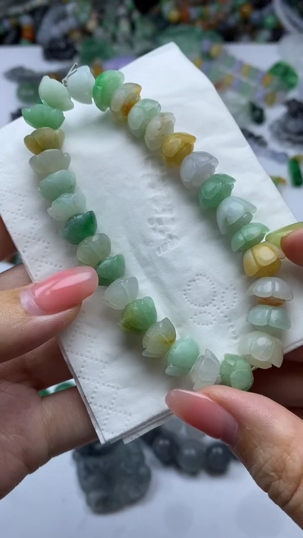 定制翡翠未镶嵌毛货定制不退不换