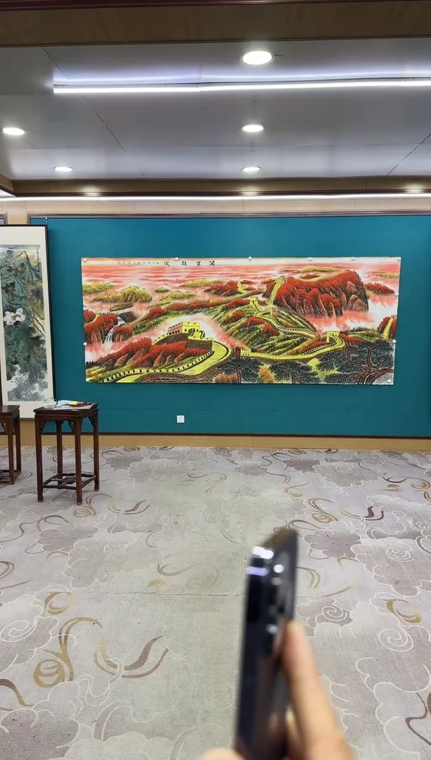 绘画大**疆Y-王红兵-大丈二-山水画