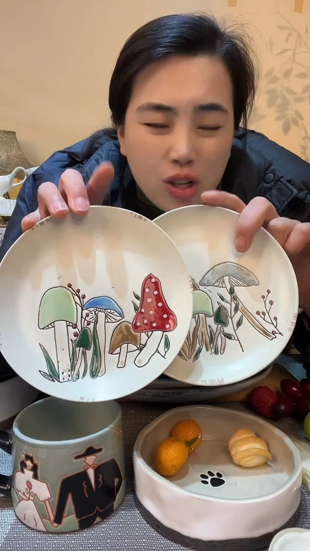 【闪购商品】瓷片底部微瑕 2个6英寸碟子 介意勿拍