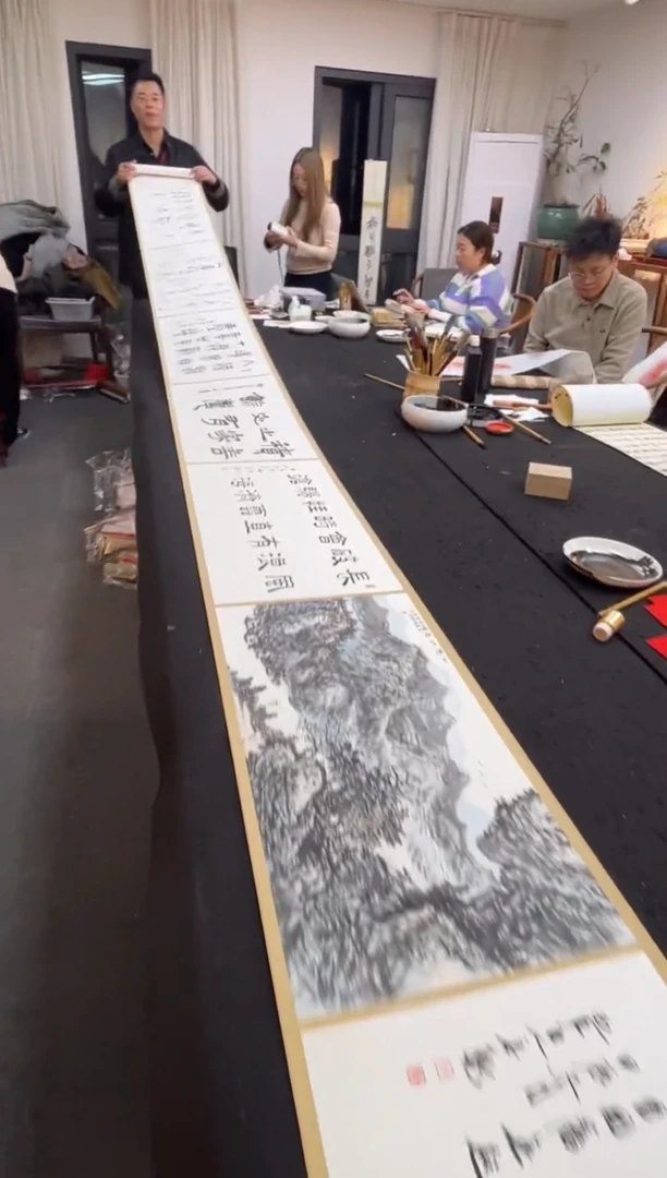 【闪购商品】书法手绢YP300727三十四位老师书画创作