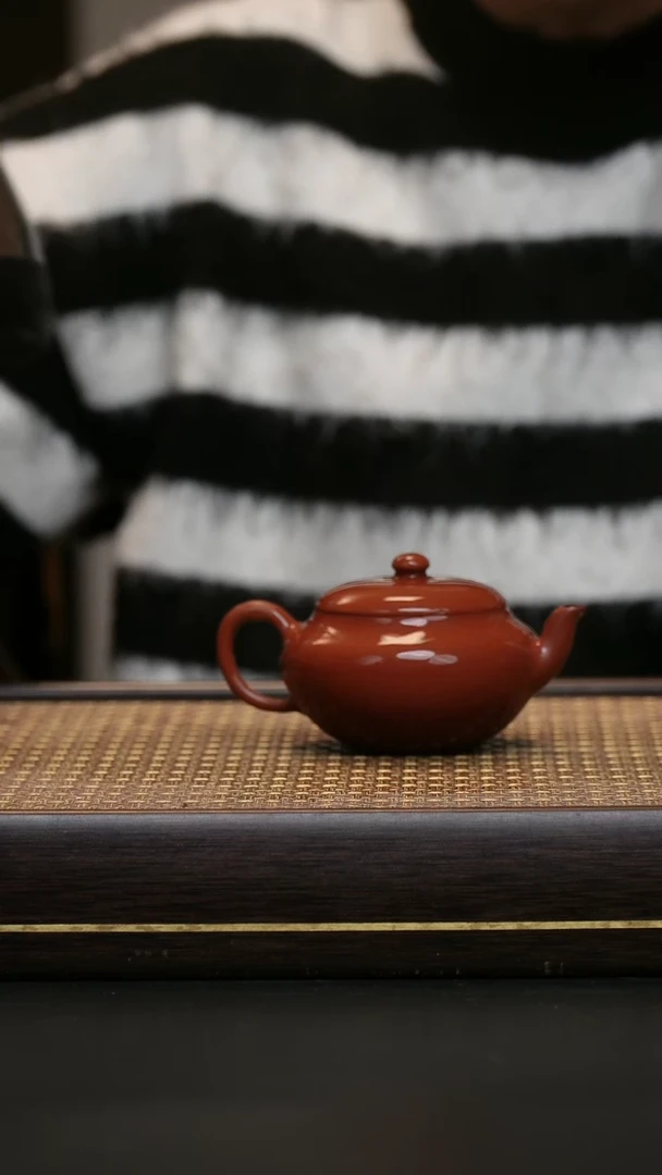 茶壶紫砂鸡血大红袍 一粒珠