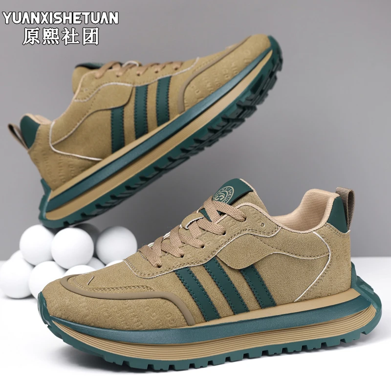 厂家直销透气厚底时尚休闲鞋增高防滑韩版秋季夏季潮鞋跑步开车鞋