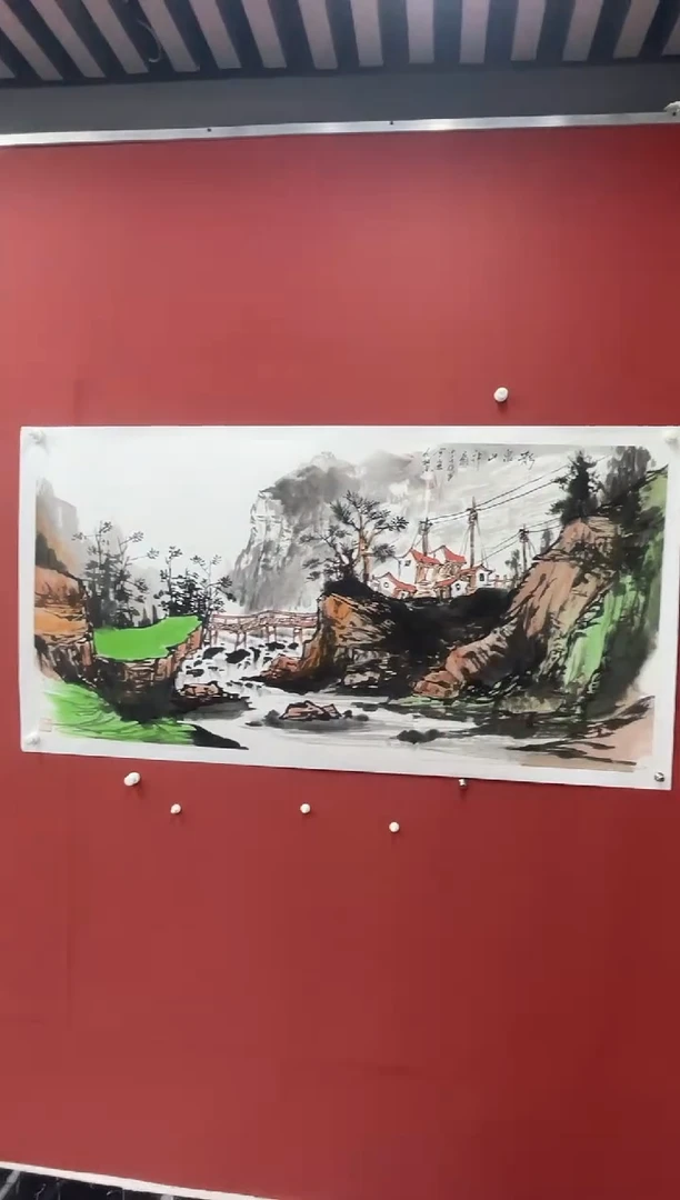 【闪购商品】国画张领军8平尺画作-6