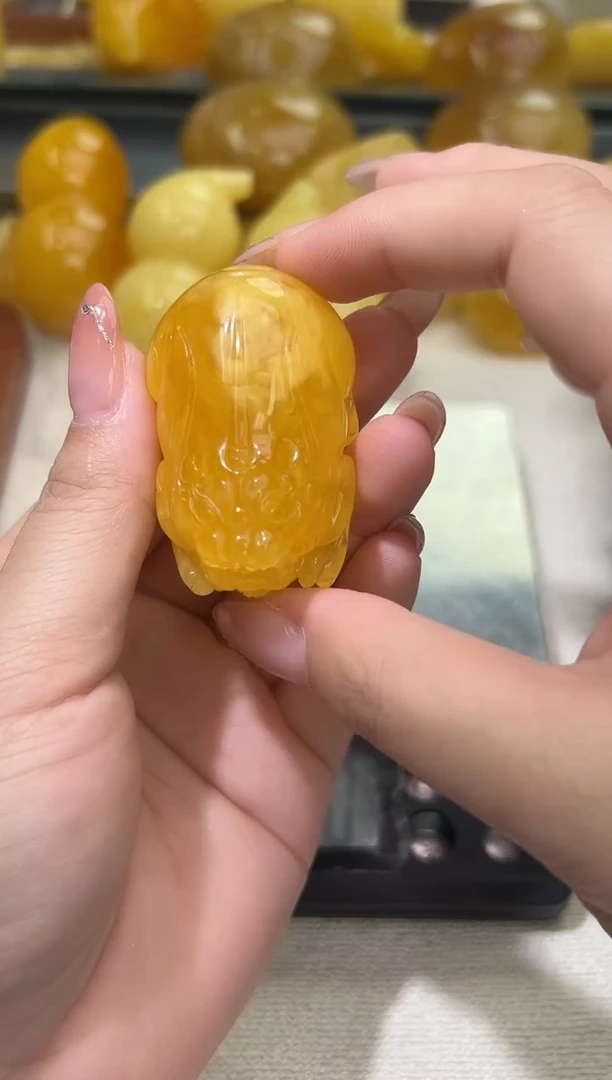 裸石琥珀未镶嵌琥珀蜜蜡吊坠