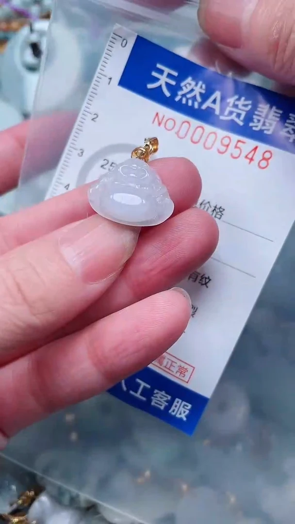 翡翠未镶嵌吊坠(不含链)1