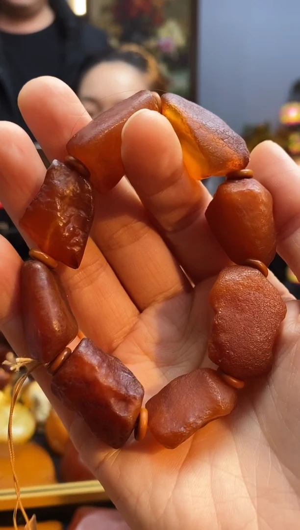 手链琥珀未镶嵌手串