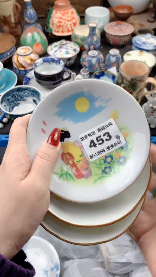 【闪购商品】瓷片453号九姑娘工艺品瓷器