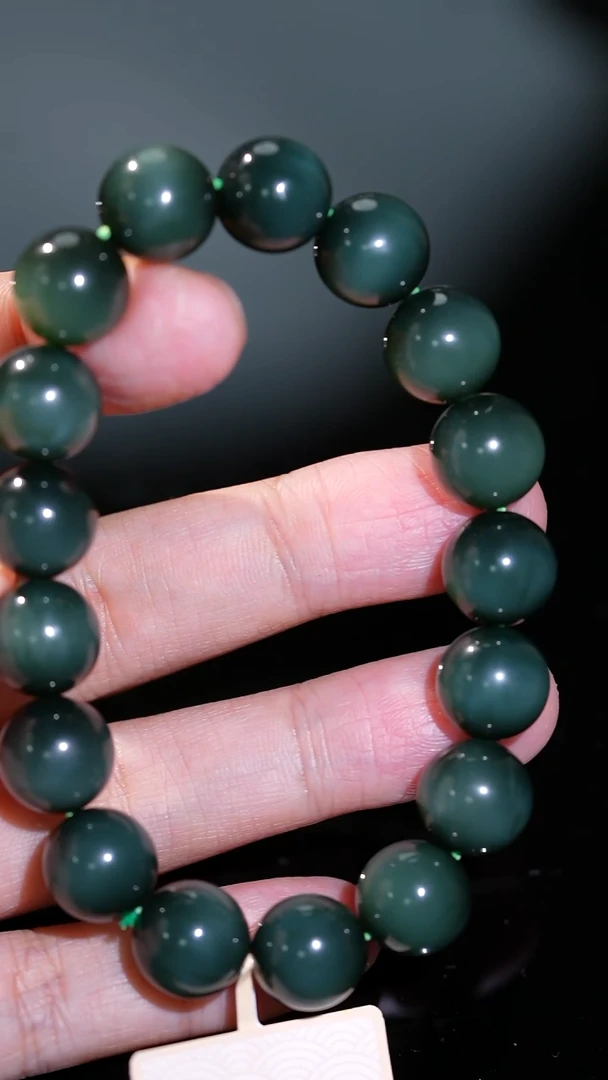 未镶嵌手串和田玉78多样性发一