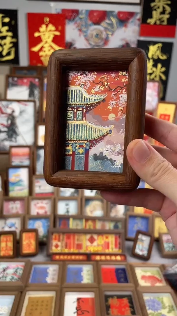 国画纯手绘书法绘画作品