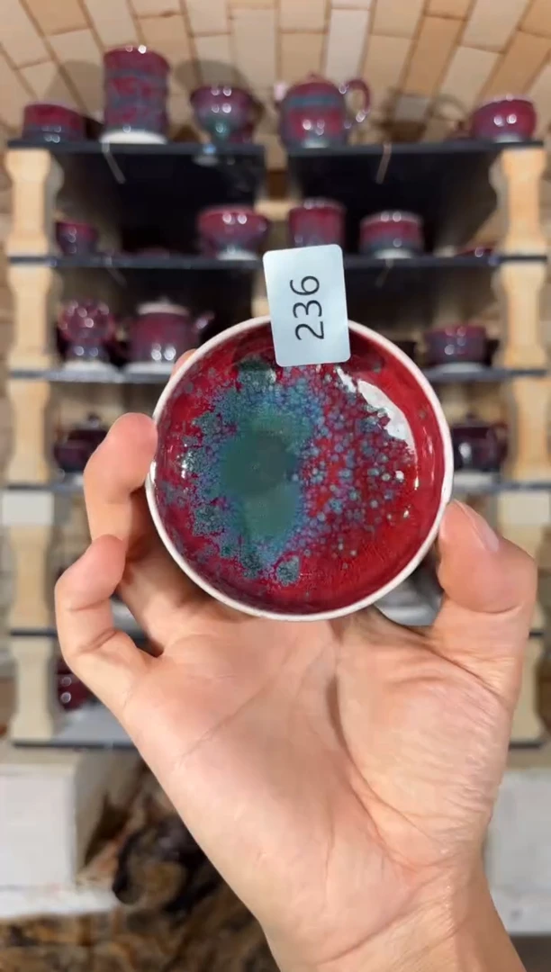 杯精品窑变钧瓷茶器