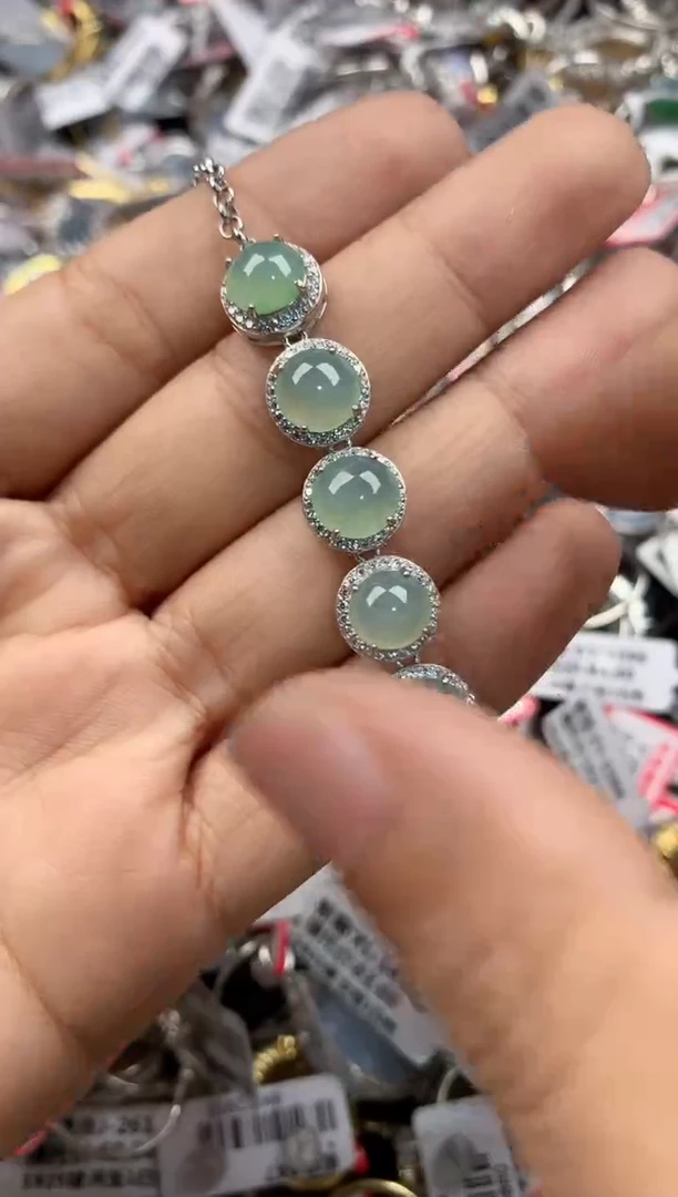 银S925镶嵌戒指翡翠131313-----5