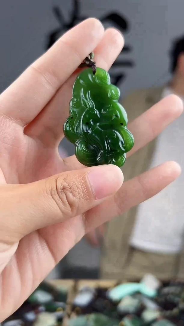 和田玉未镶嵌颈饰拍一发一，多样性发货