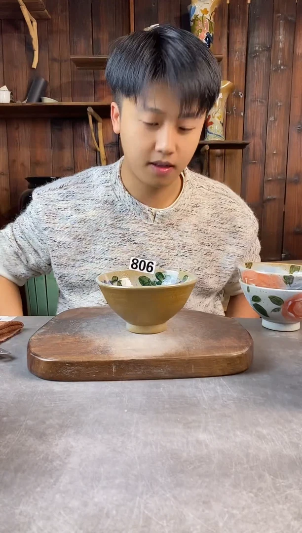碗806新手工手绘开窑上新