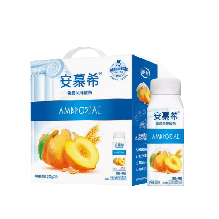 1*10*200g利乐冠安慕希常温酸奶黄桃燕麦味 3箱