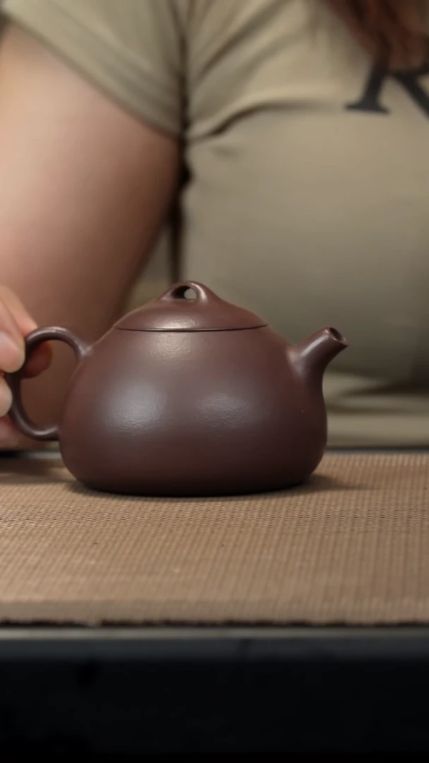 茶壶紫砂紫泥东星权纳底