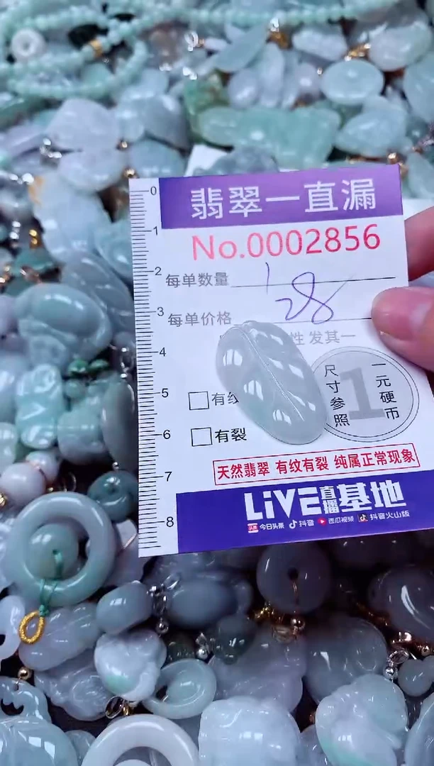 吊坠(不含链)未镶嵌翡翠2856