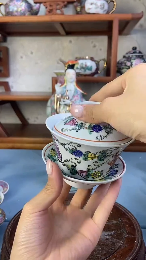 瓷片微瑕慎拍景德镇窑老厂瓷器单件