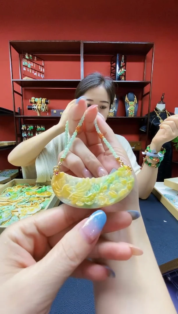 颈饰未镶嵌翡翠翡翠吊坠