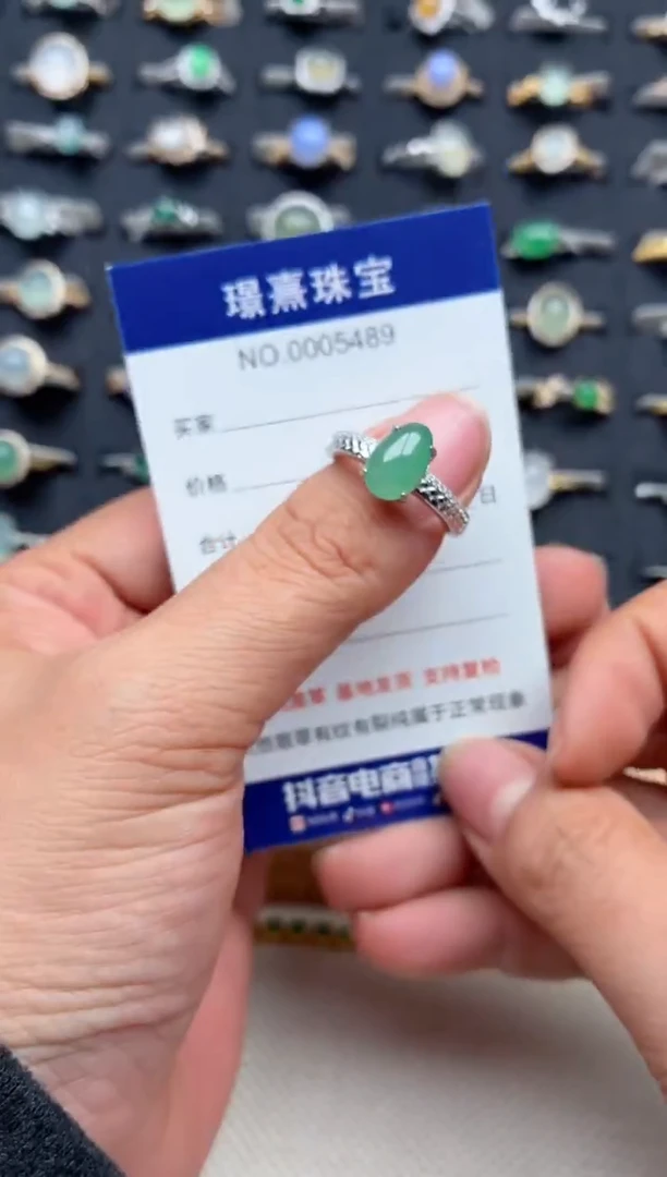 吊坠(不含链)银S925镶嵌翡翠.