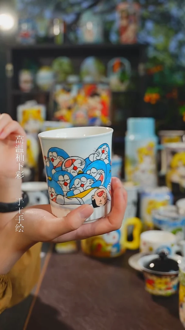 景德镇高温釉下彩纯手工手绘