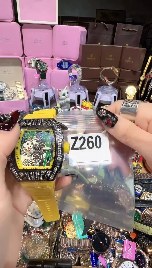 石英机芯不锈钢不锈钢直播定闪专用