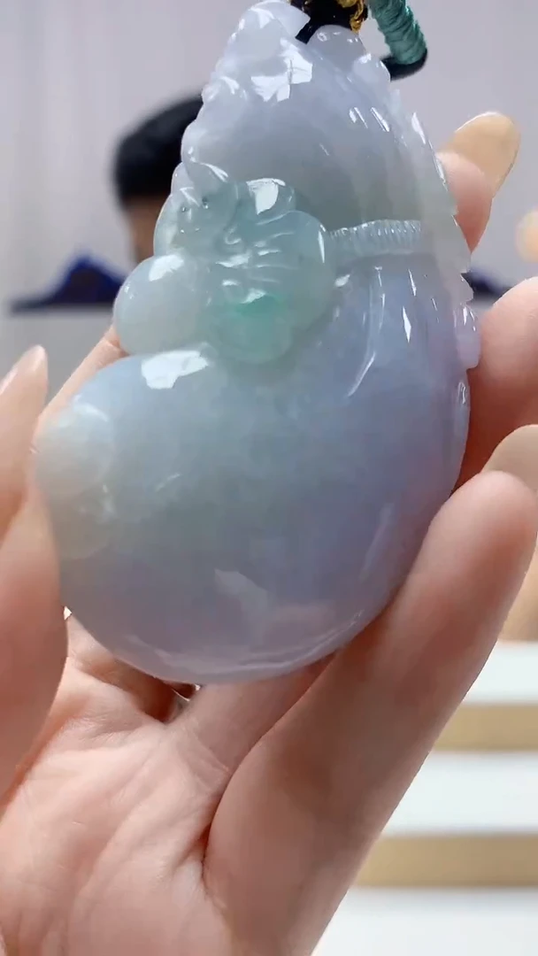 未镶嵌定制翡翠4917DD-毛货挂件195