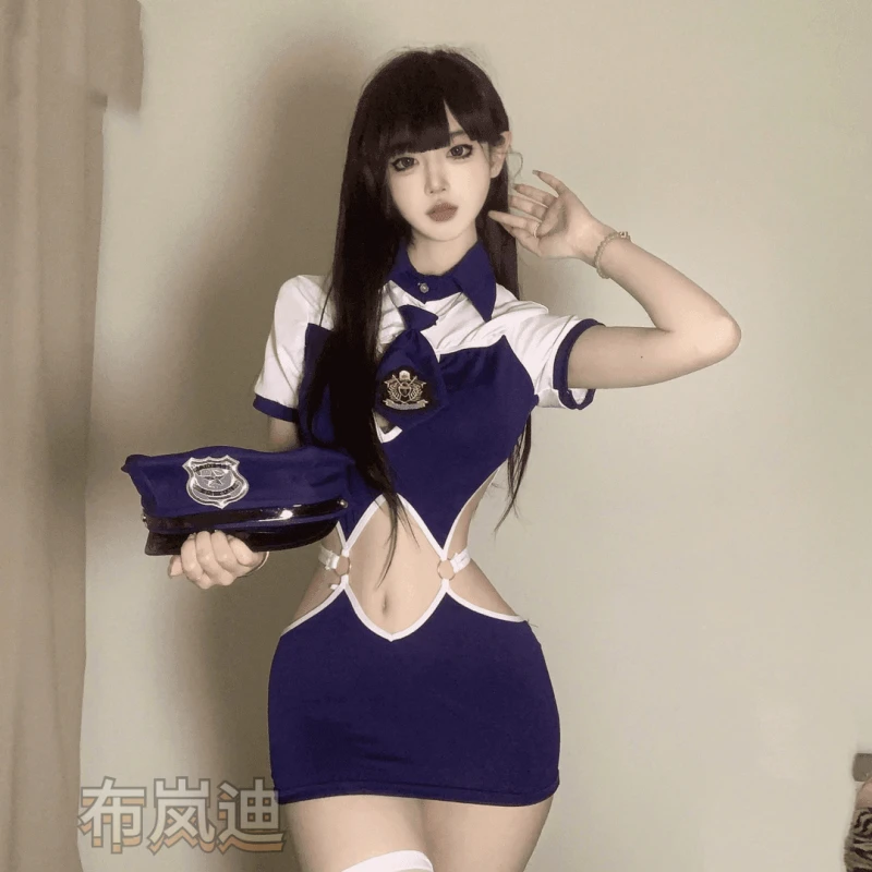 【七夕战袍】成人趣味睡衣纯欲海军风御姐绑带制服COS角色扮演服