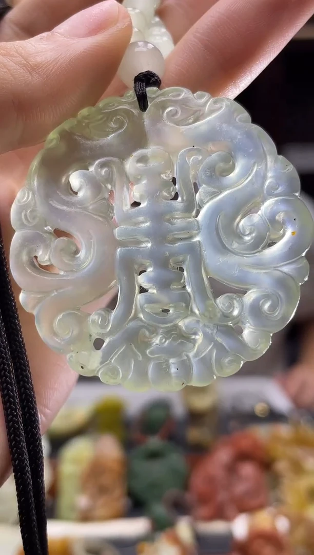 未镶嵌岫玉吊坠·多样性发*货拍一发一