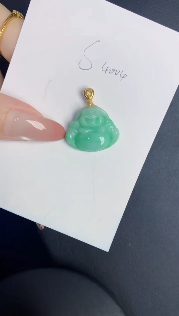 翡翠未镶嵌颈饰缅甸天然翡翠A货