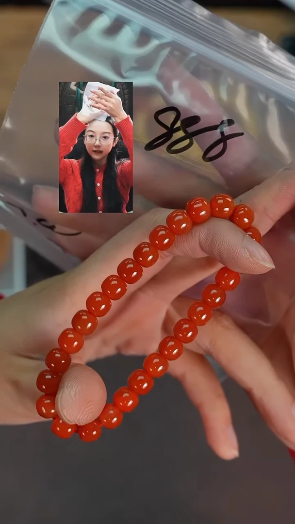 未镶嵌手串南红玛瑙牛****印若雨臣品质回血